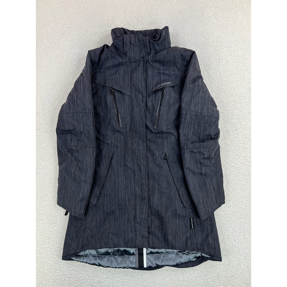 Helly Hansen Coat Womens Small Gray The Arctic Legacy Helly Tech Insulated Parka